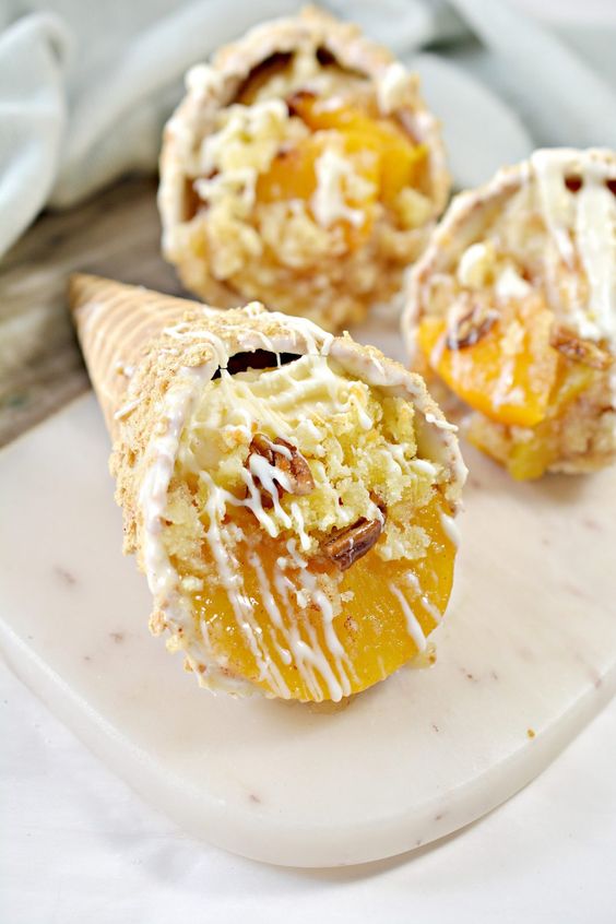 Whipped Cones with Cheesecake Butter Cream